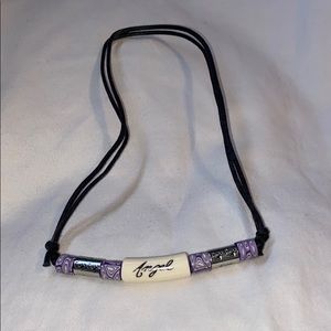 Angel choker necklace